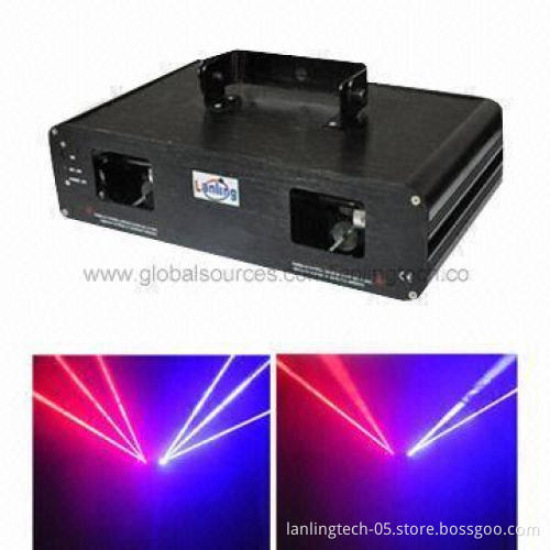500mW RB Double Tunnel Fat Beam Laser Light, 10 to 12mm Beam Diameter